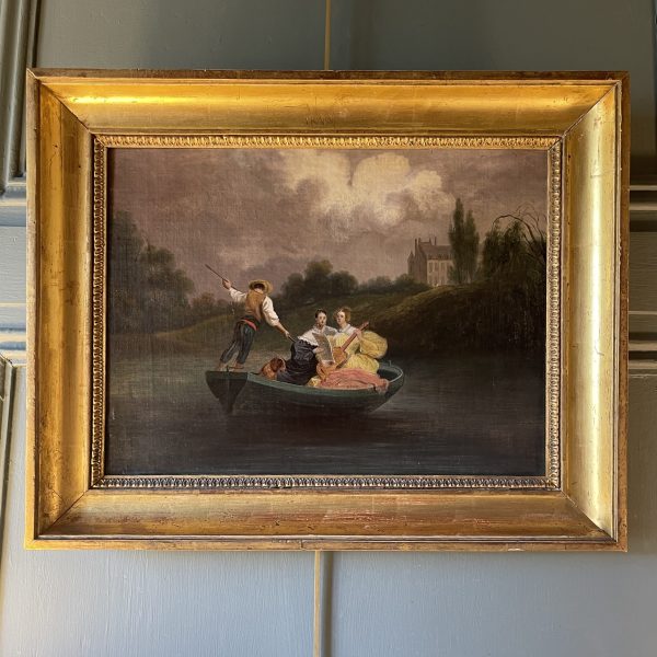 The Musical Boat Ride, 19th Century Genre Scene