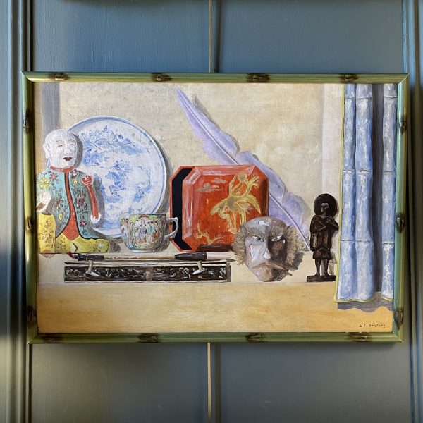 Nature morte au cabinet de curiosité de chinoiseries