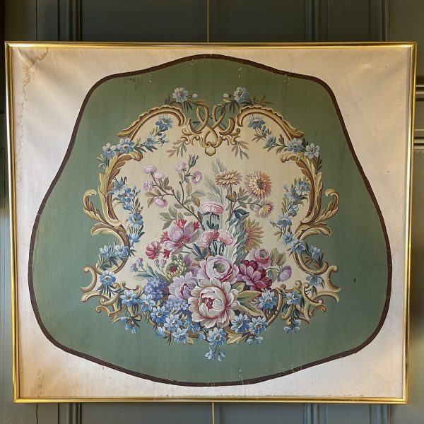 Grand carton de tapisserie d'Aubusson n°2, 88 cm x 97.5 cm
