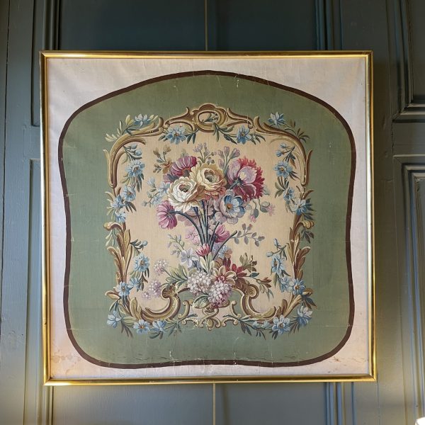Carton de tapisserie d'aubusson n°1,  67.5 cm x 67.5 cm