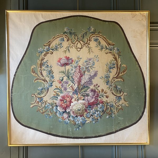 Grand carton de tapisserie d'Aubusson n°4, 87.5 cm x 92.5 cm