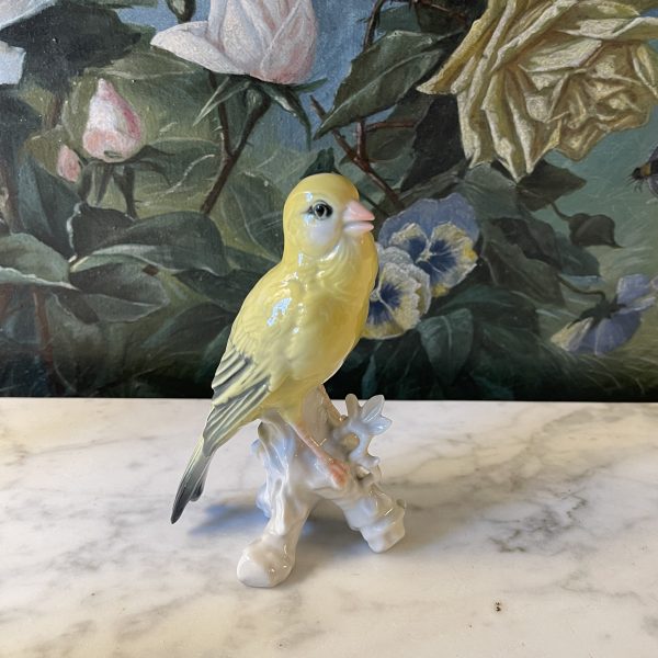 Oiseau en porcelaine, canari, Karl Ens, n°2
