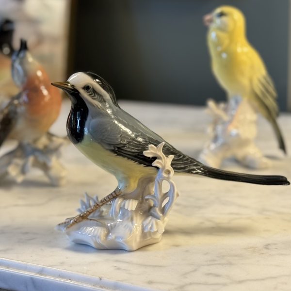 Oiseau en porcelaine, Bergeronnette, Karl Ens, n°4