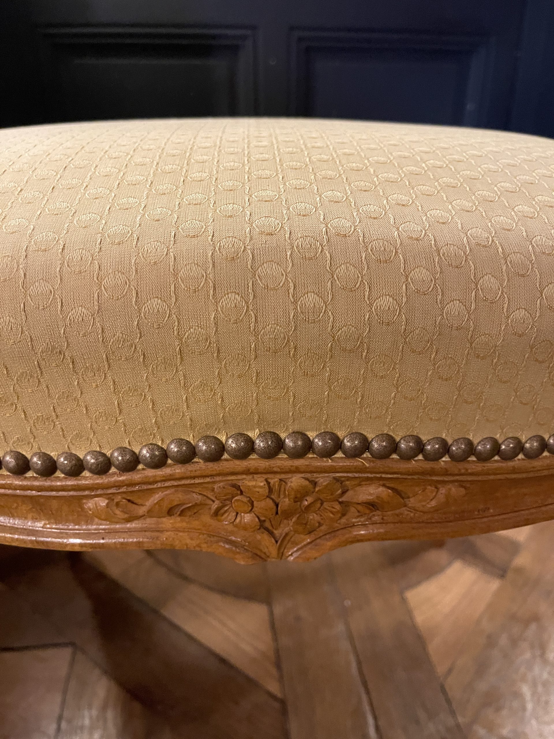 Ponvianne Antiquités Tabouret style Louis XV 6