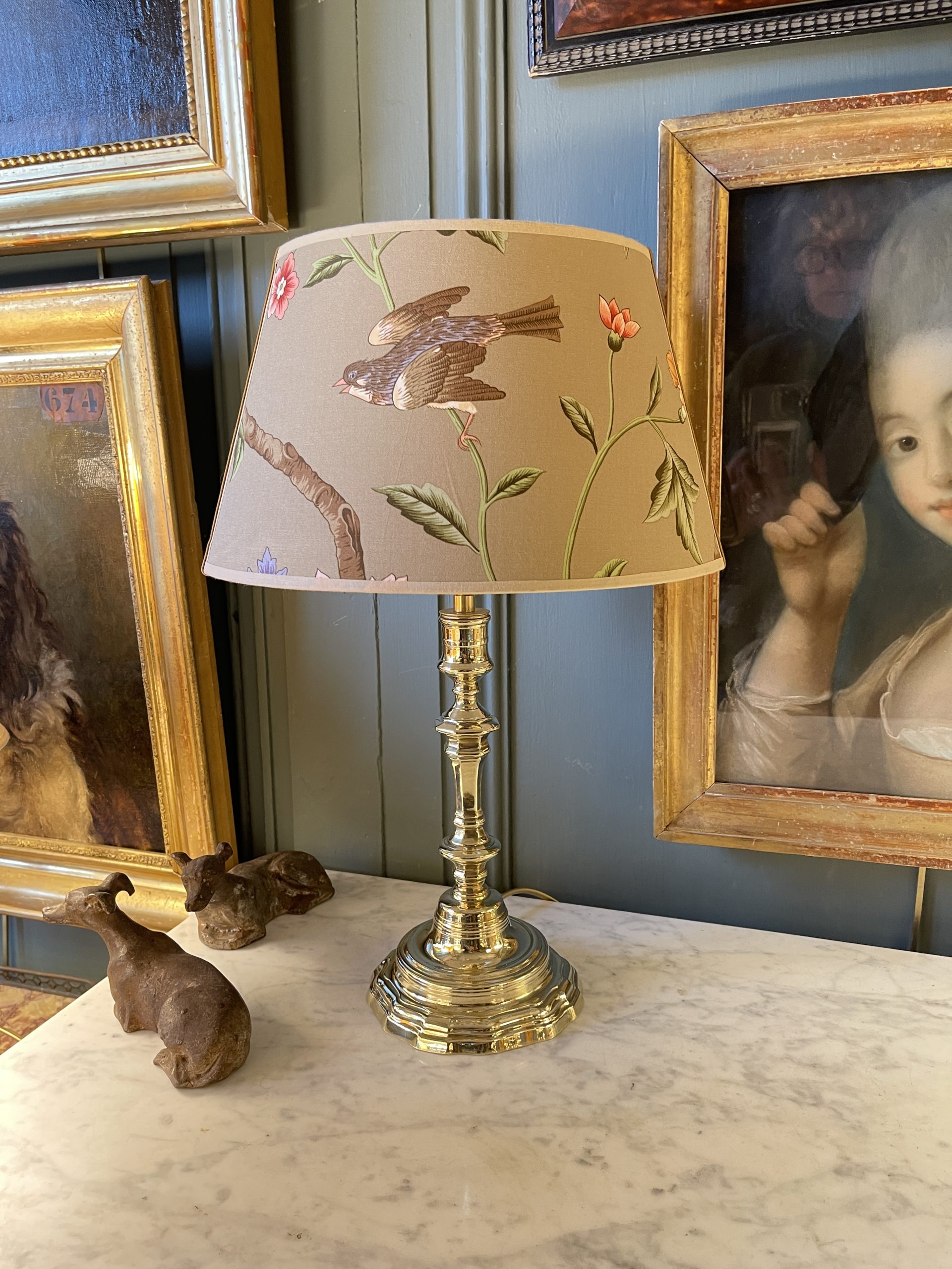 Ponvianne Antiquités lampe régence 2