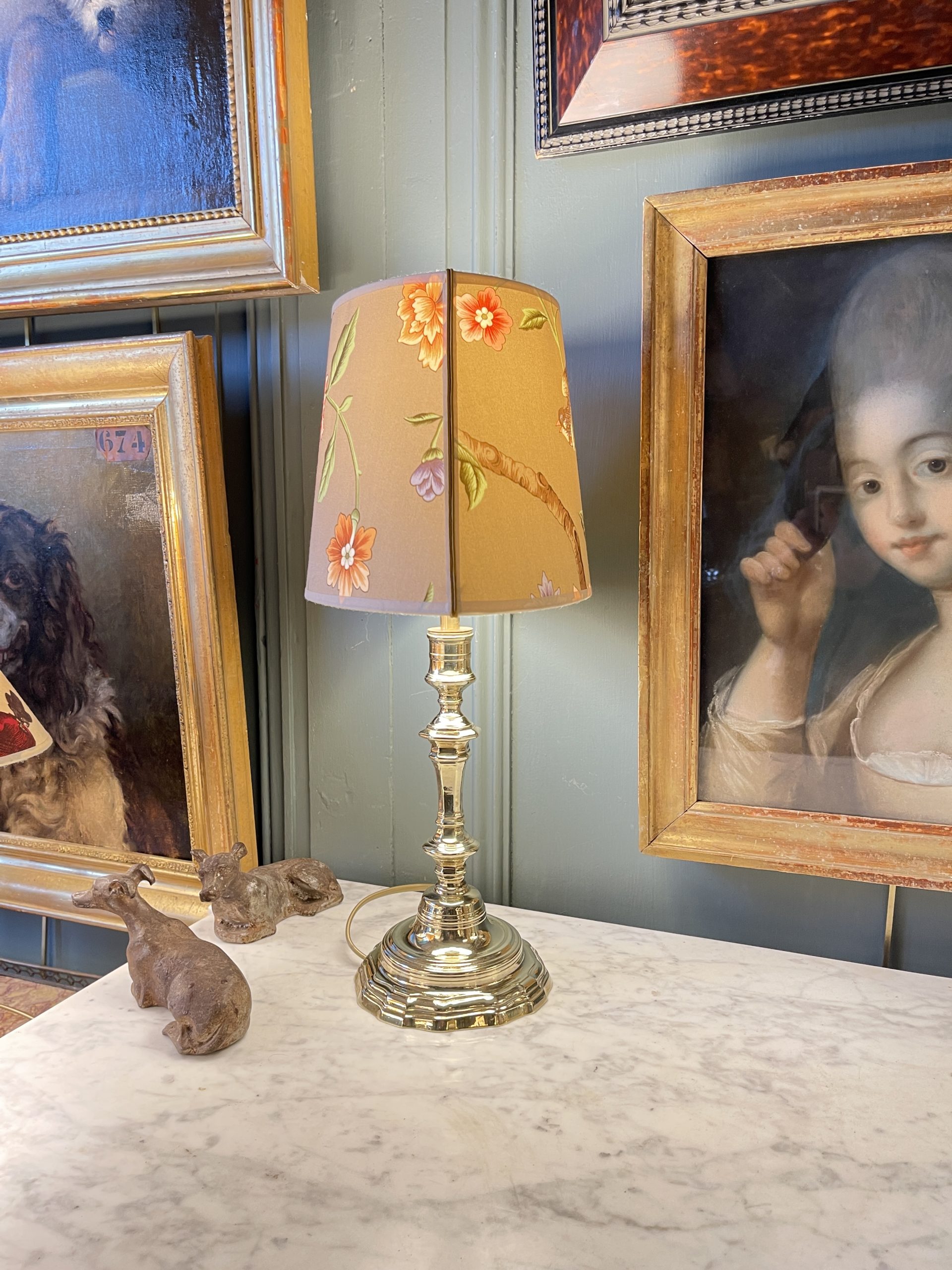 Ponvianne Antiquités lampe régence 3