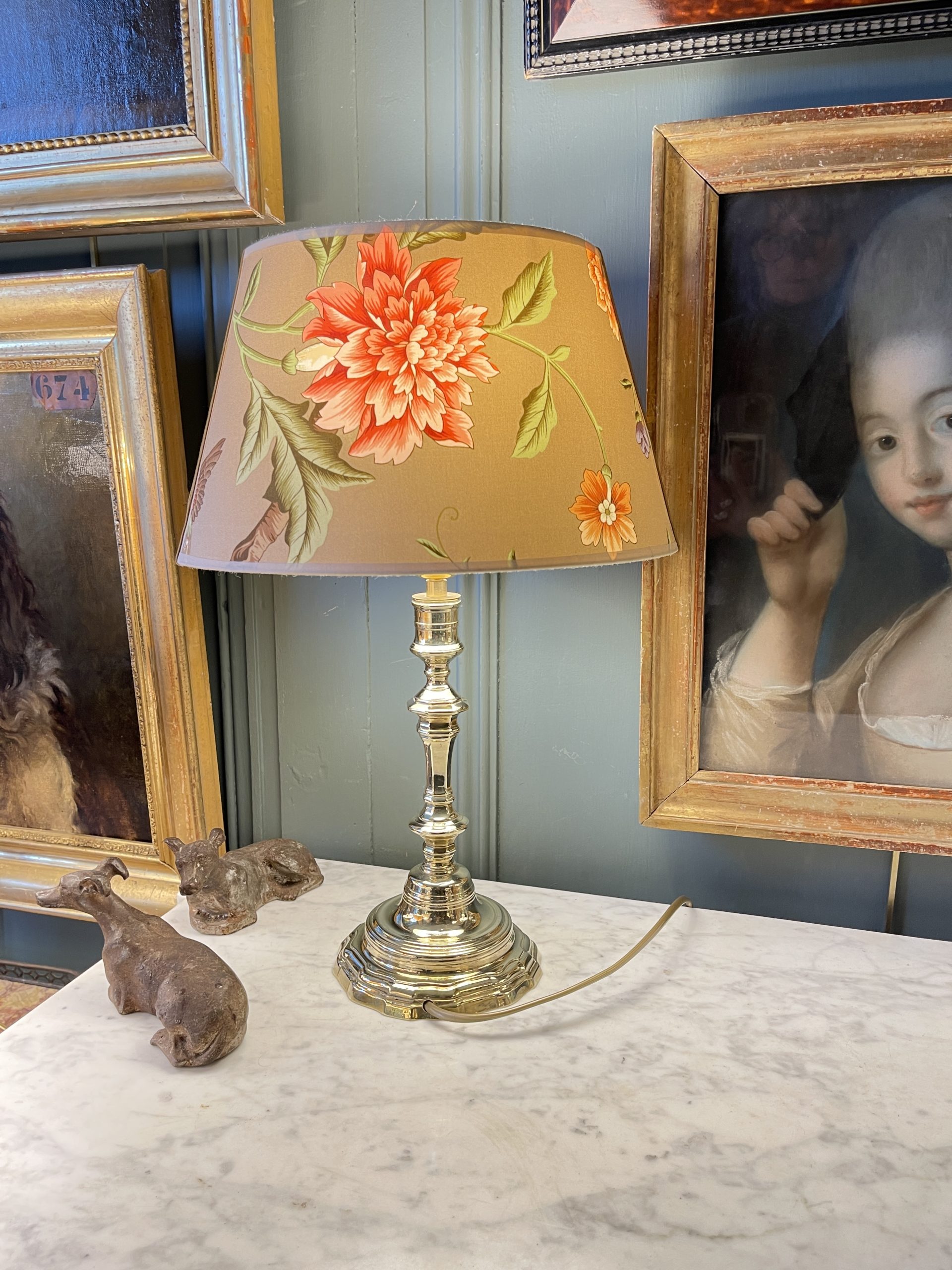 Ponvianne Antiquités lampe régence 4