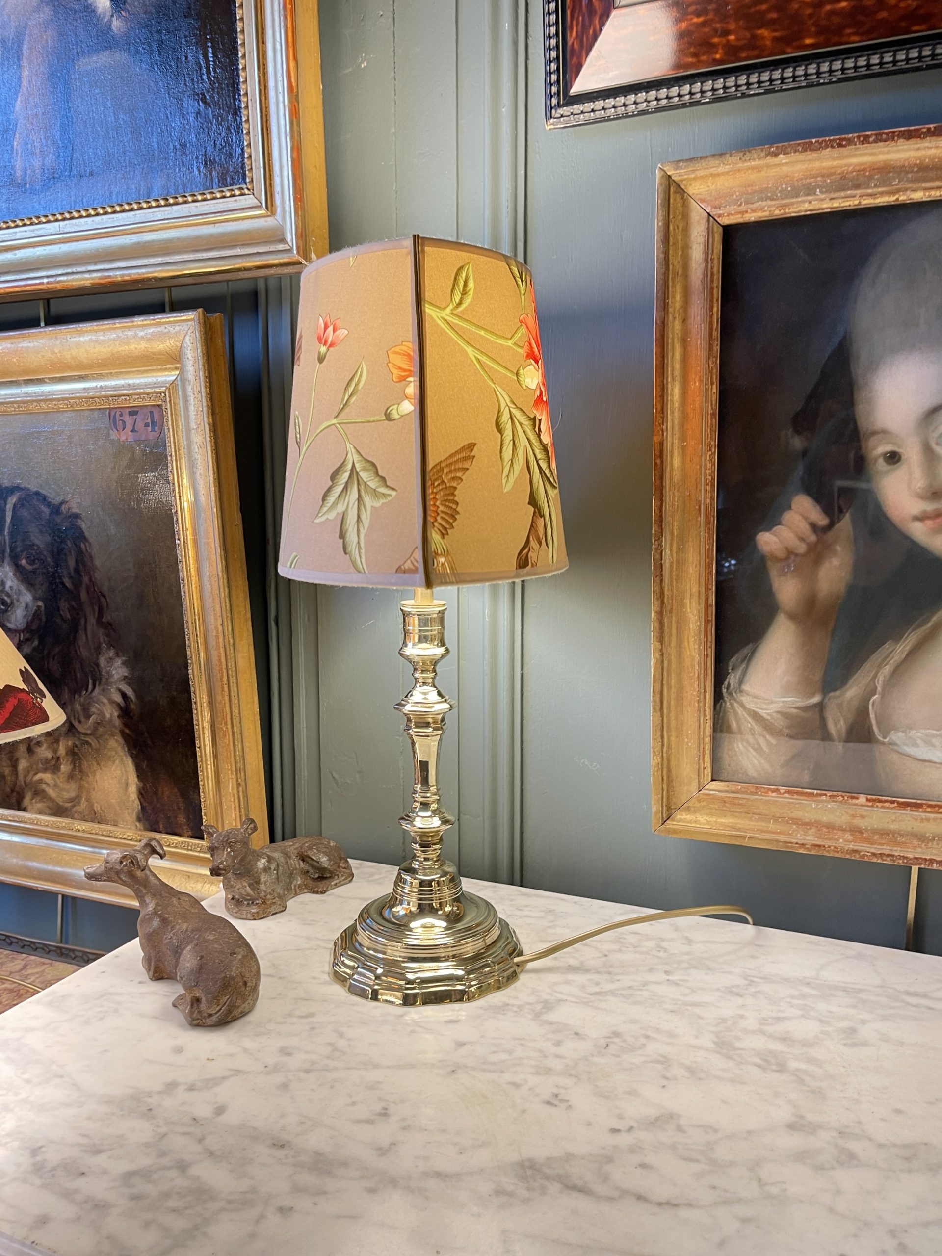 Ponvianne Antiquités lampe régence 5