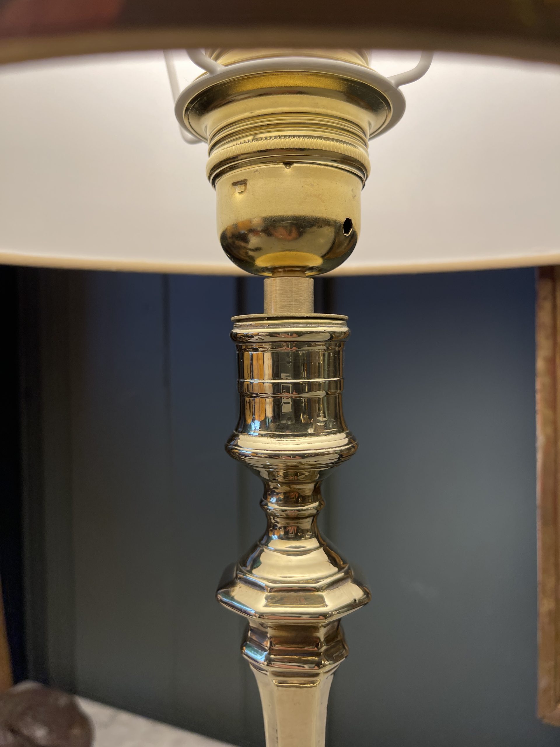 Ponvianne Antiquités lampe régence 9