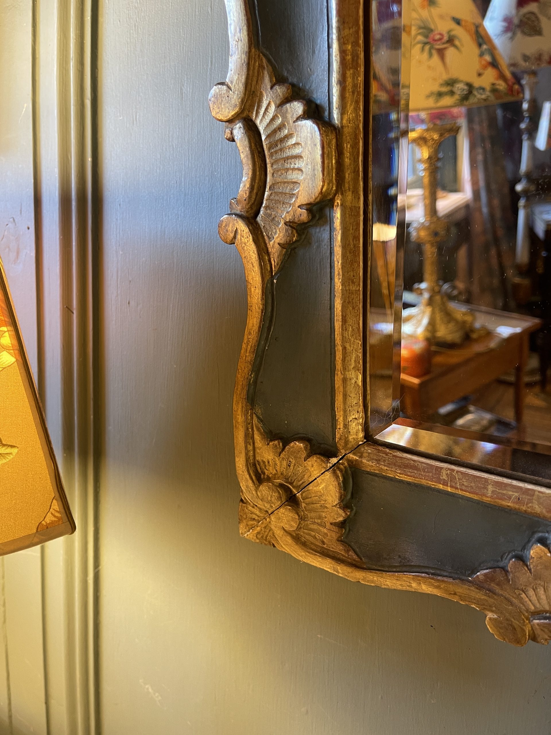 Ponvianne Antiquités miroir à fronton 9