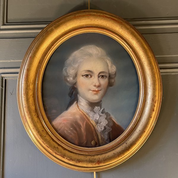 Portrait d'homme, pastel début XIXème