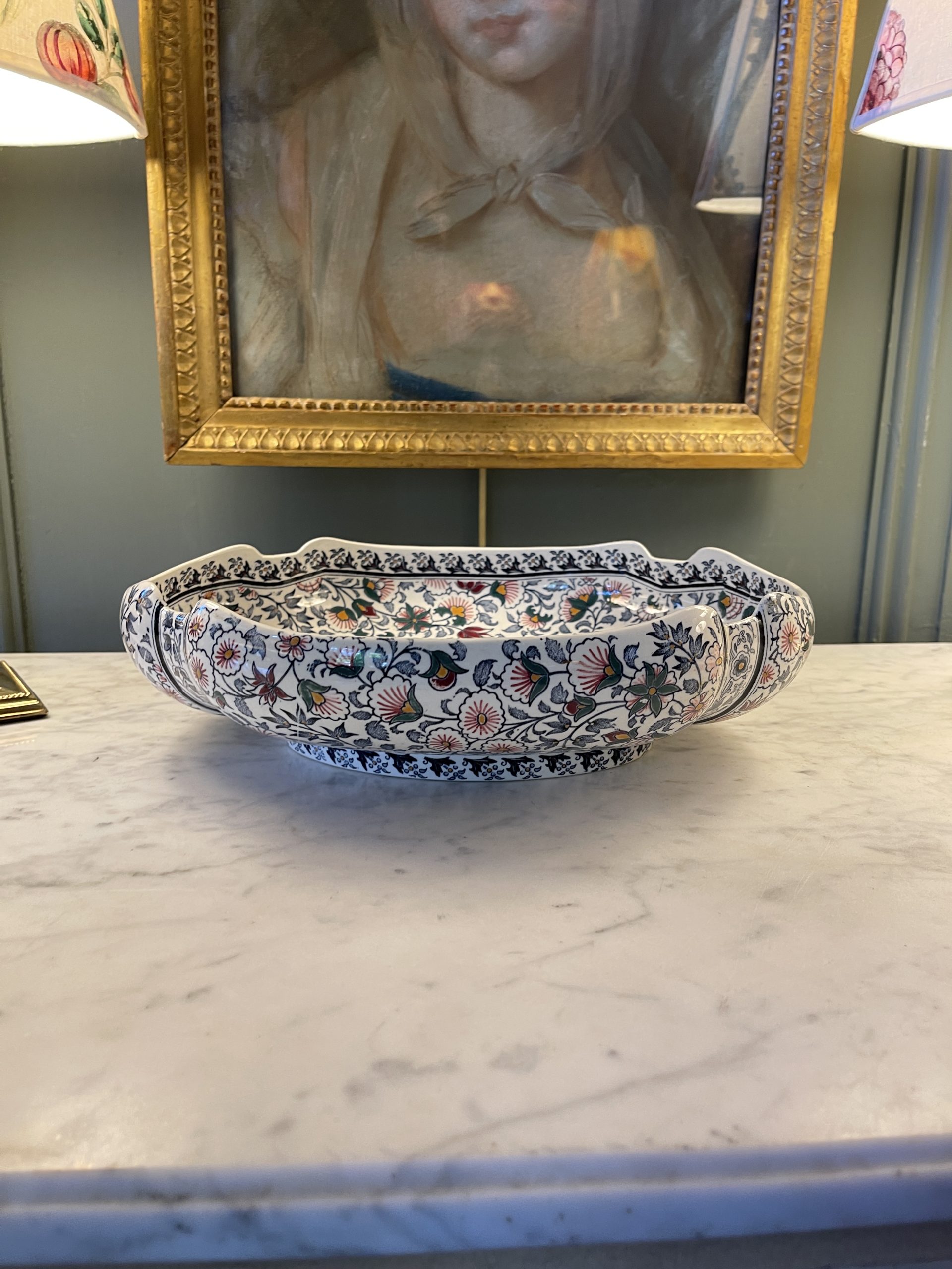 Ponvianne Antiquités plat Gien 5