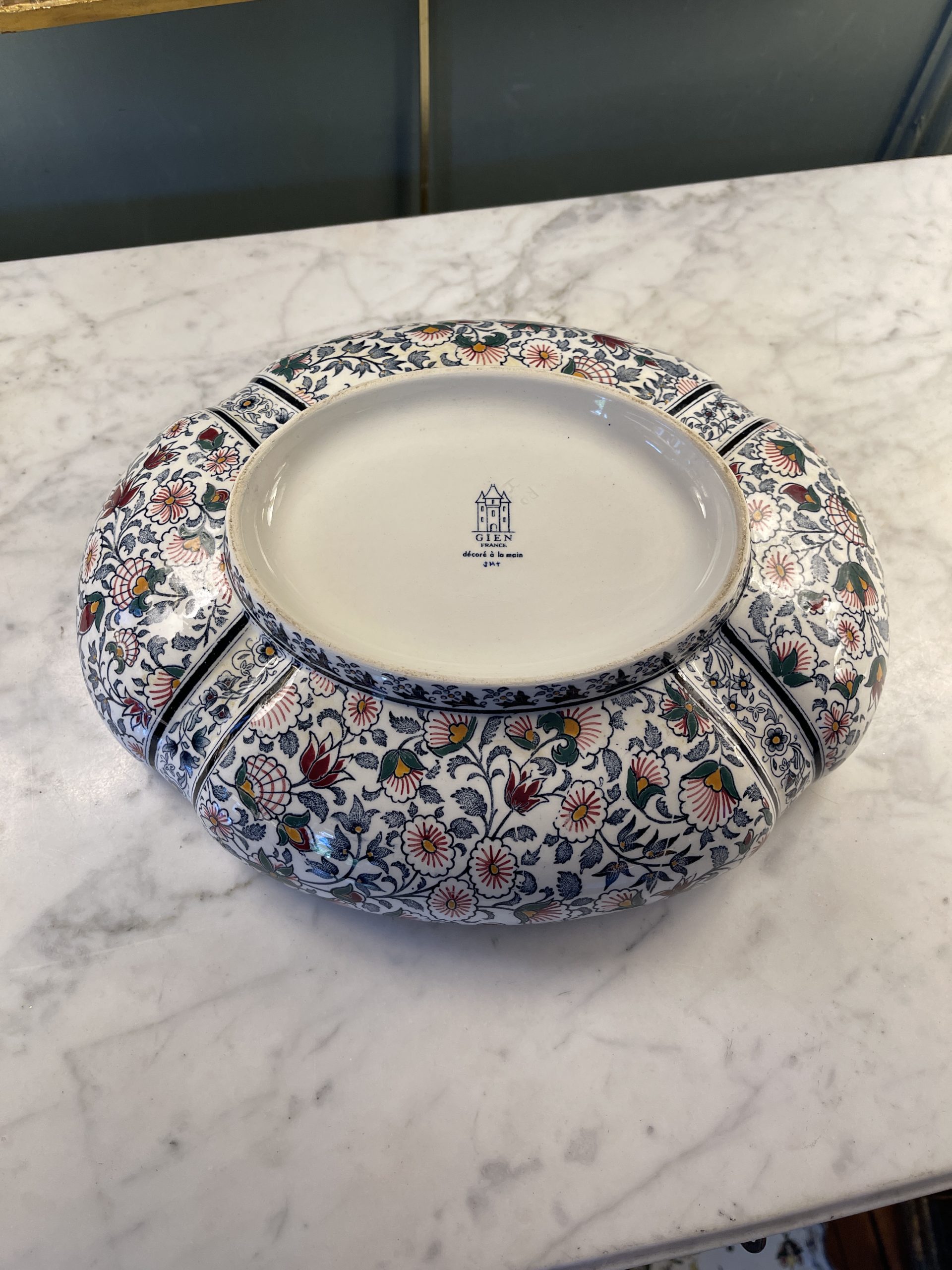 Ponvianne Antiquités plat Gien 8