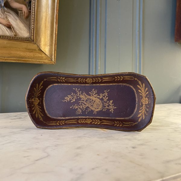 Plateau à mouchette en tôle peinte époque Directoire