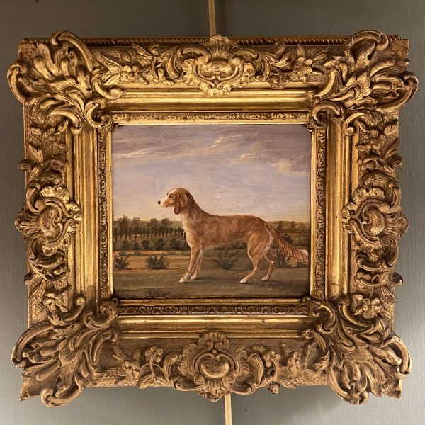 Petit portrait de chien XIXème