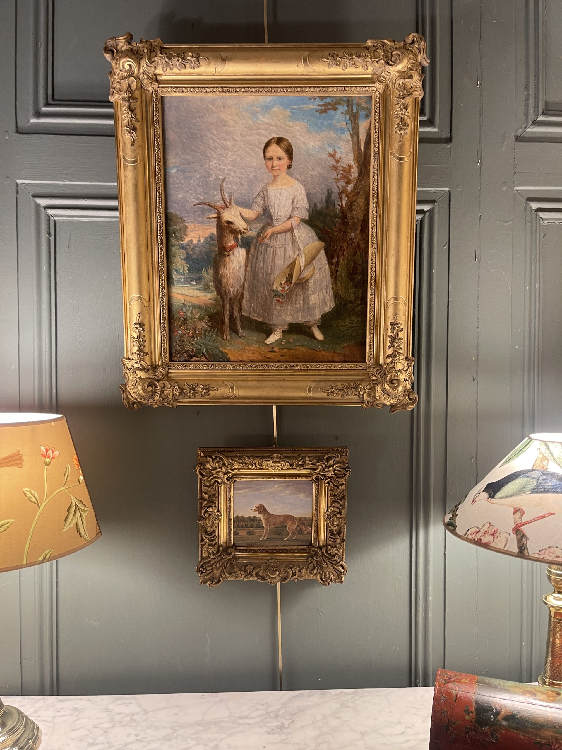 Ponvianne Antiquités portrait chien 11