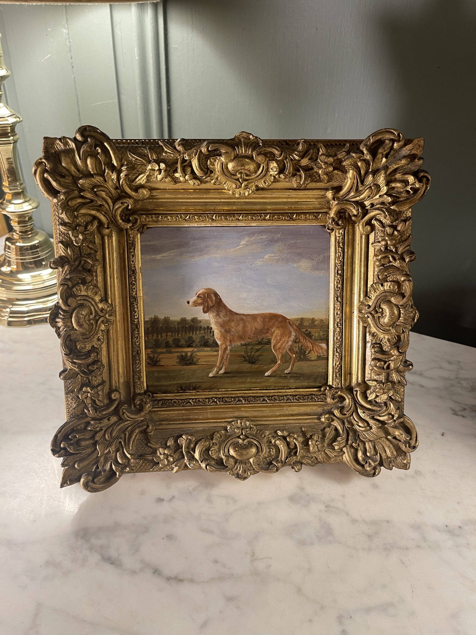 Ponvianne Antiquités portrait chien 3