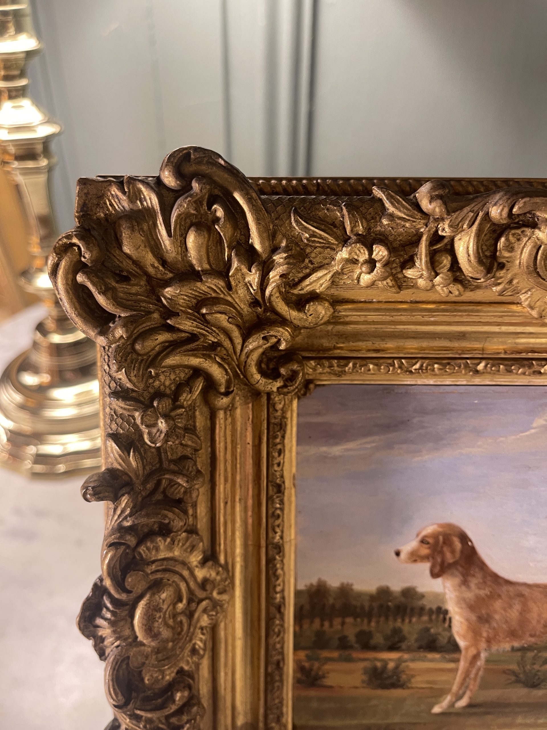 Ponvianne Antiquités portrait chien 4