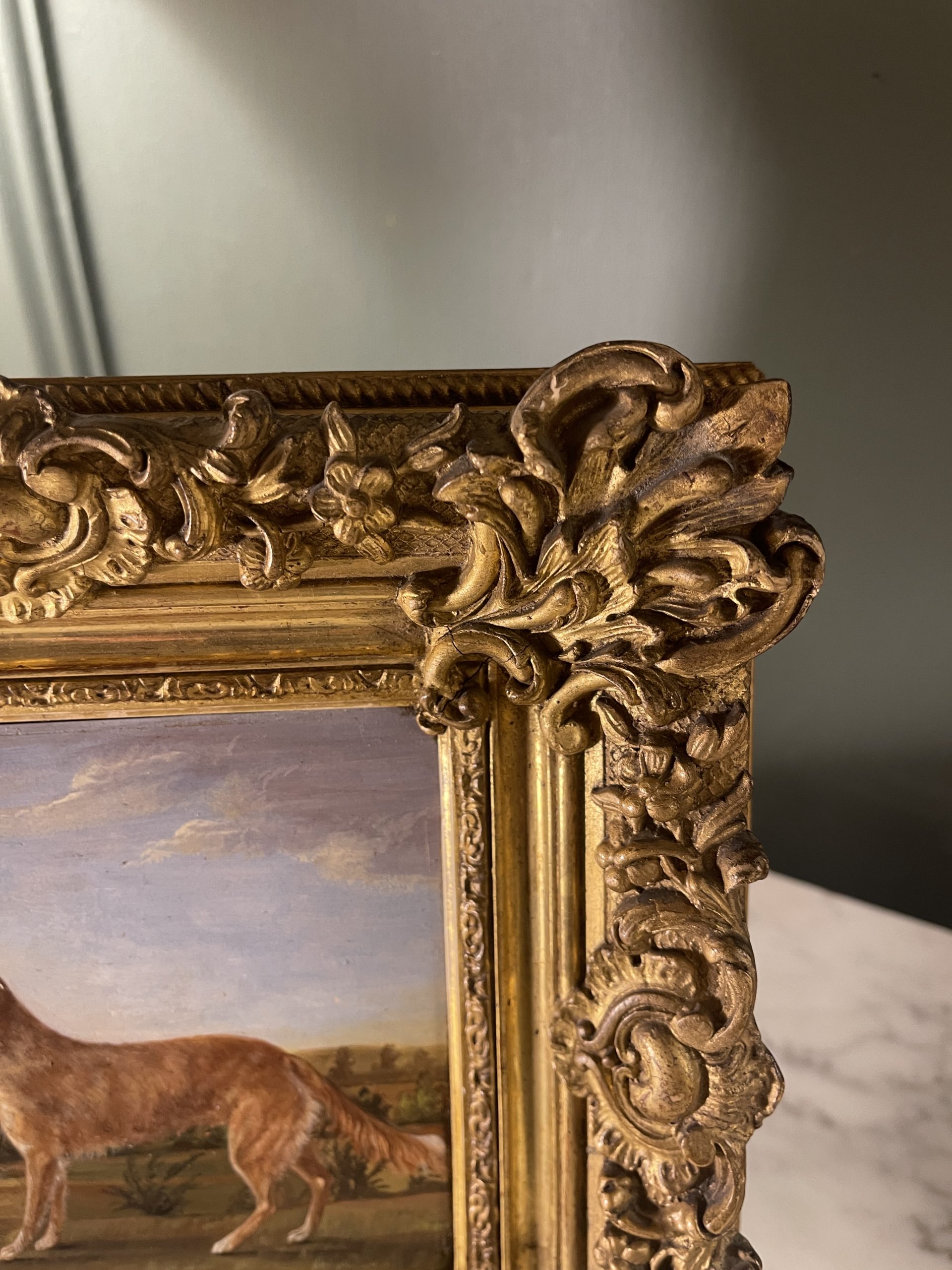 Ponvianne Antiquités portrait chien 5