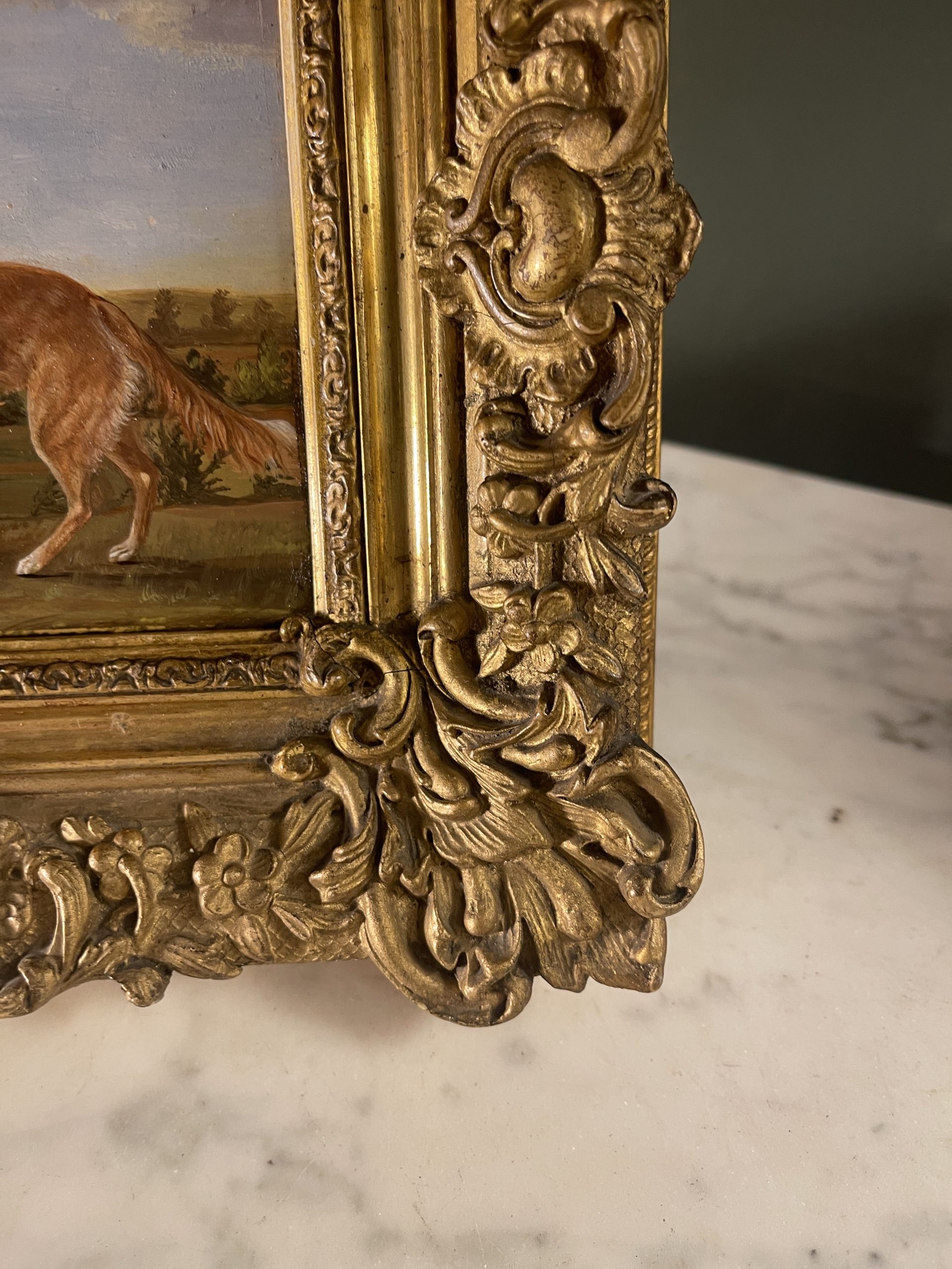 Ponvianne Antiquités portrait chien 6