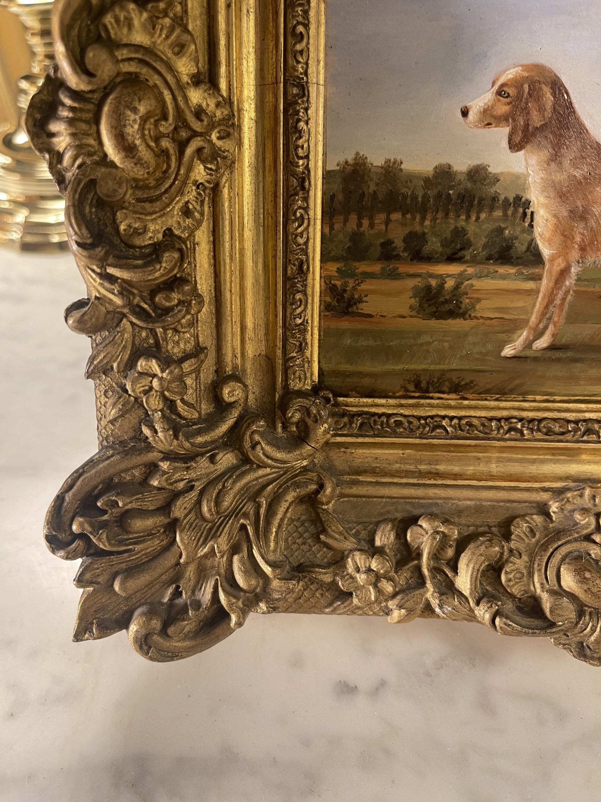 Ponvianne Antiquités portrait chien 7