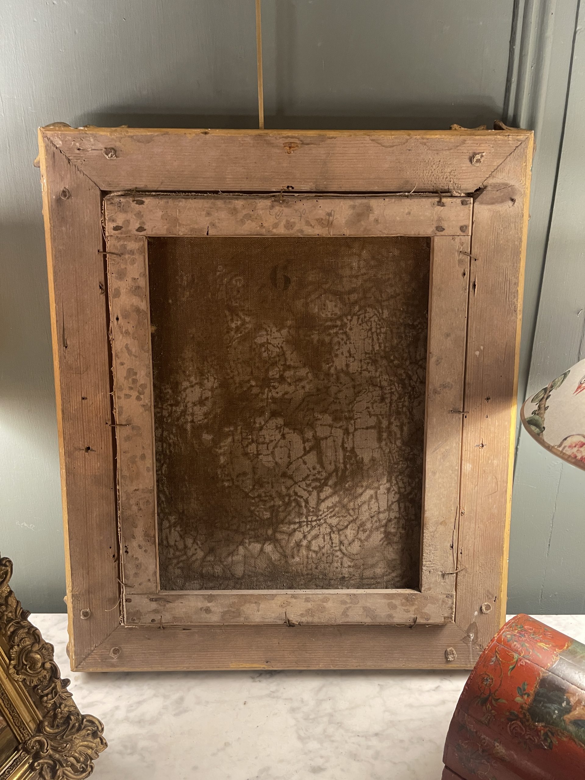 Ponvianne Antiquités portrait fille chèvre 11