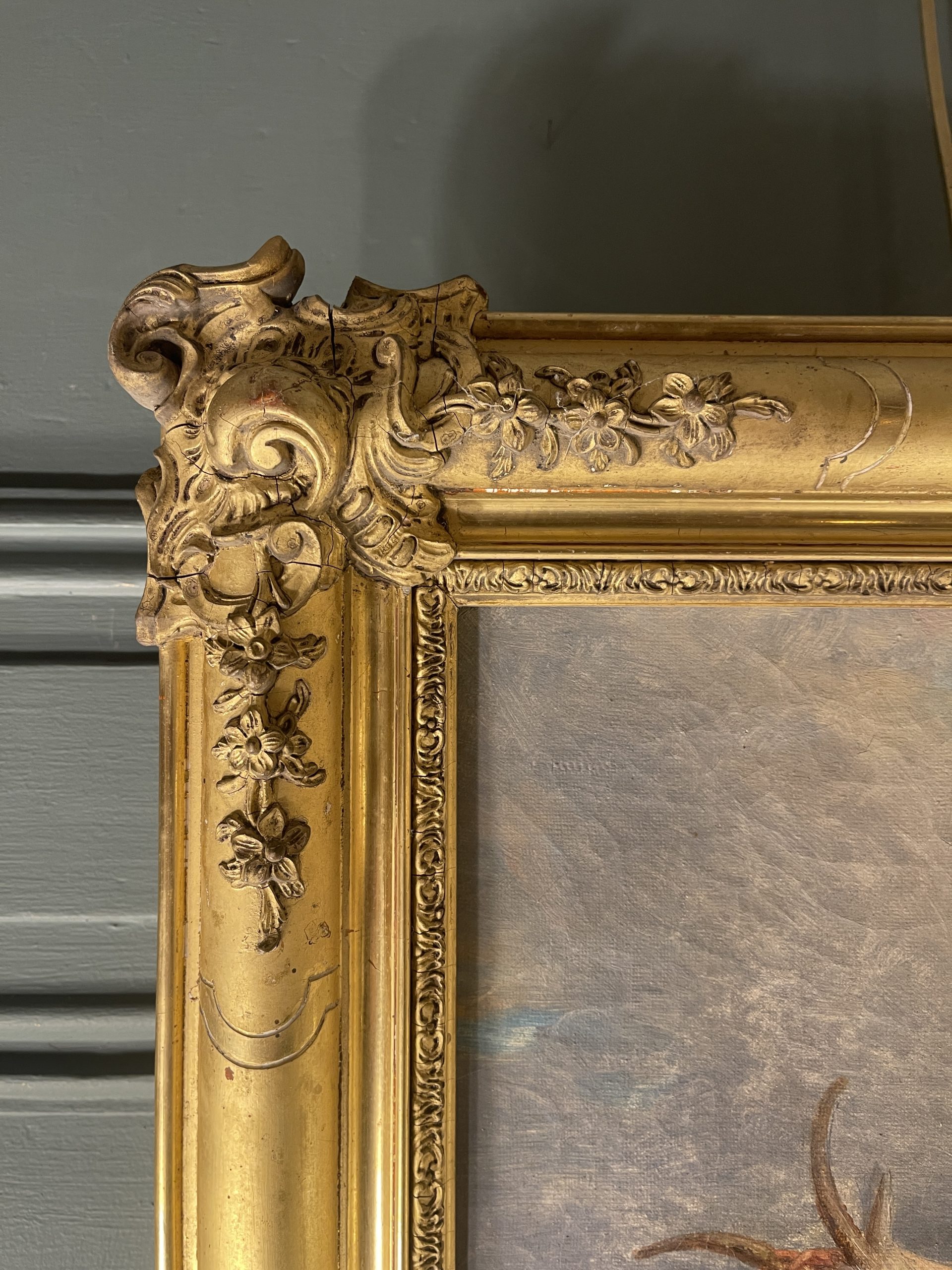 Ponvianne Antiquités portrait fille chèvre 3