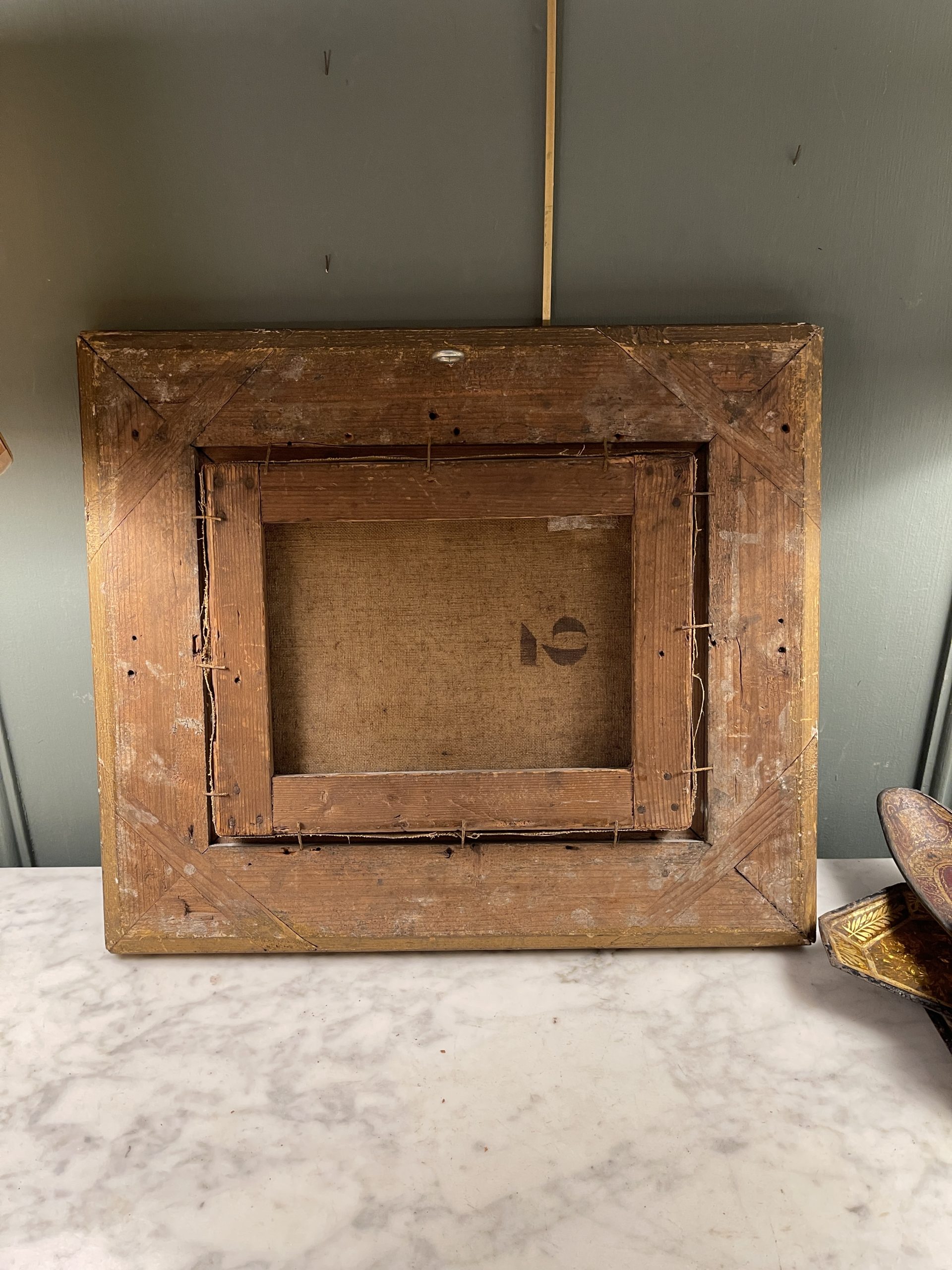 Ponvianne Antiquités tableau parc 11