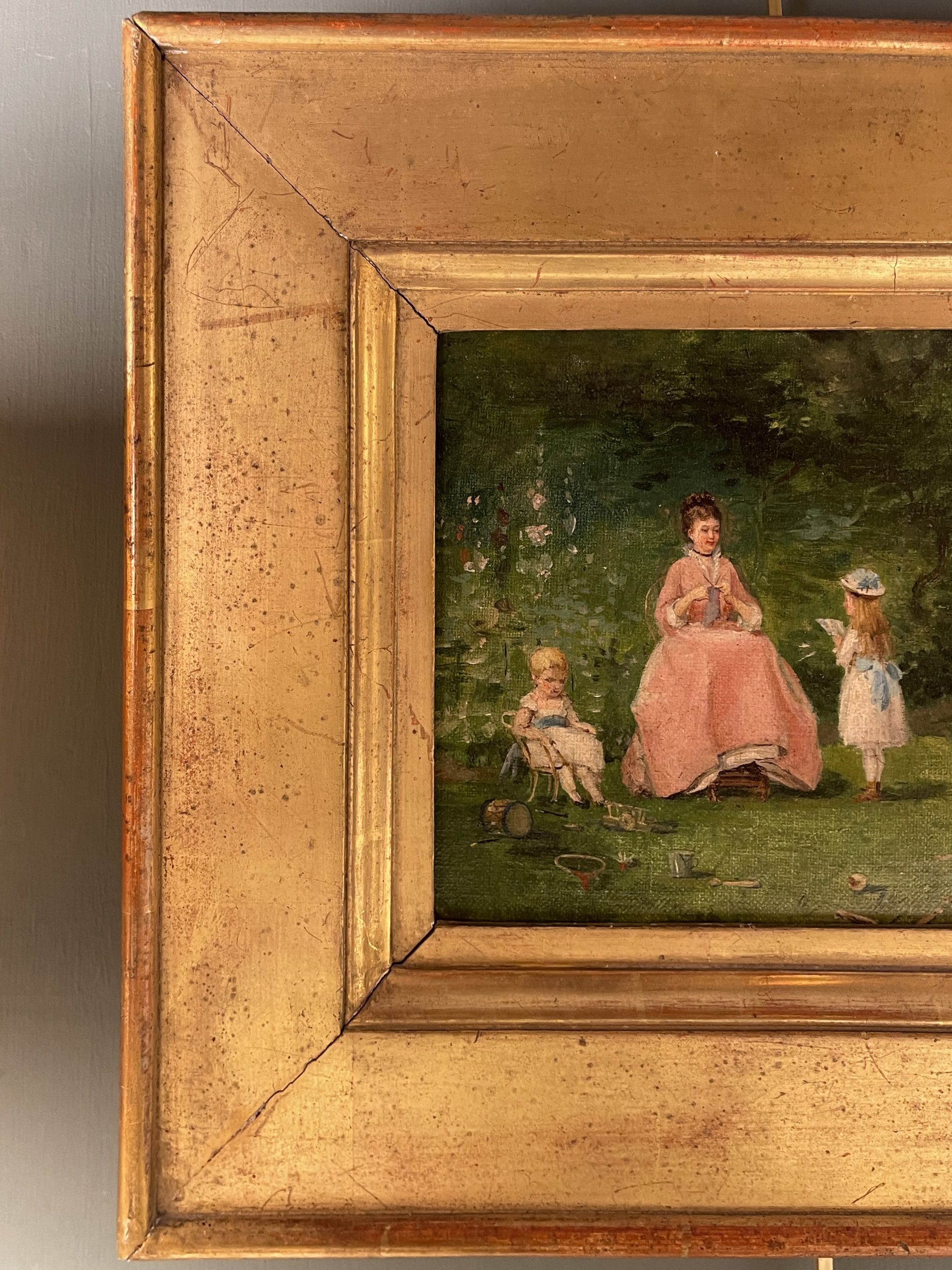 Ponvianne Antiquités tableau parc 3