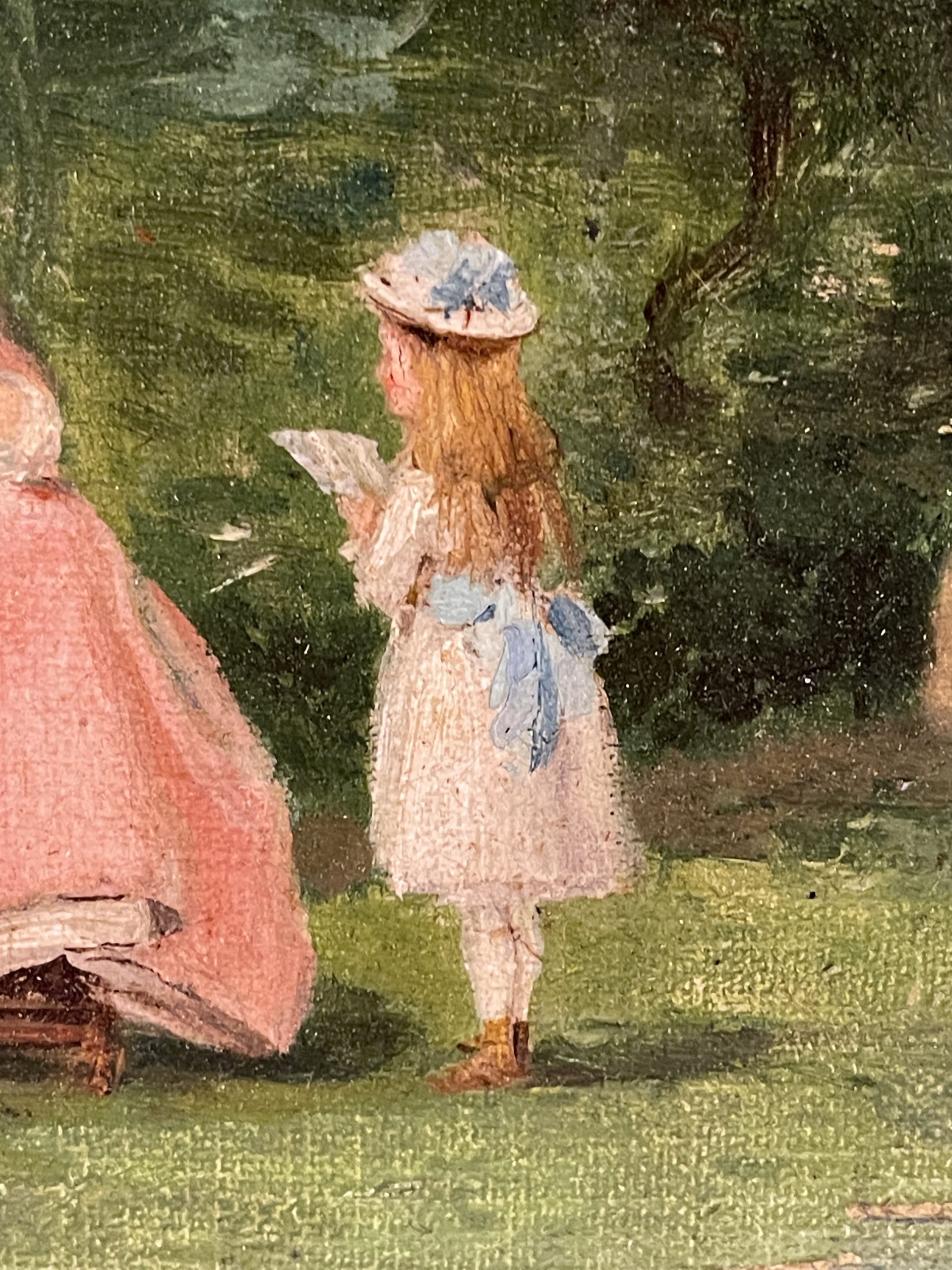 Ponvianne Antiquités tableau parc 7