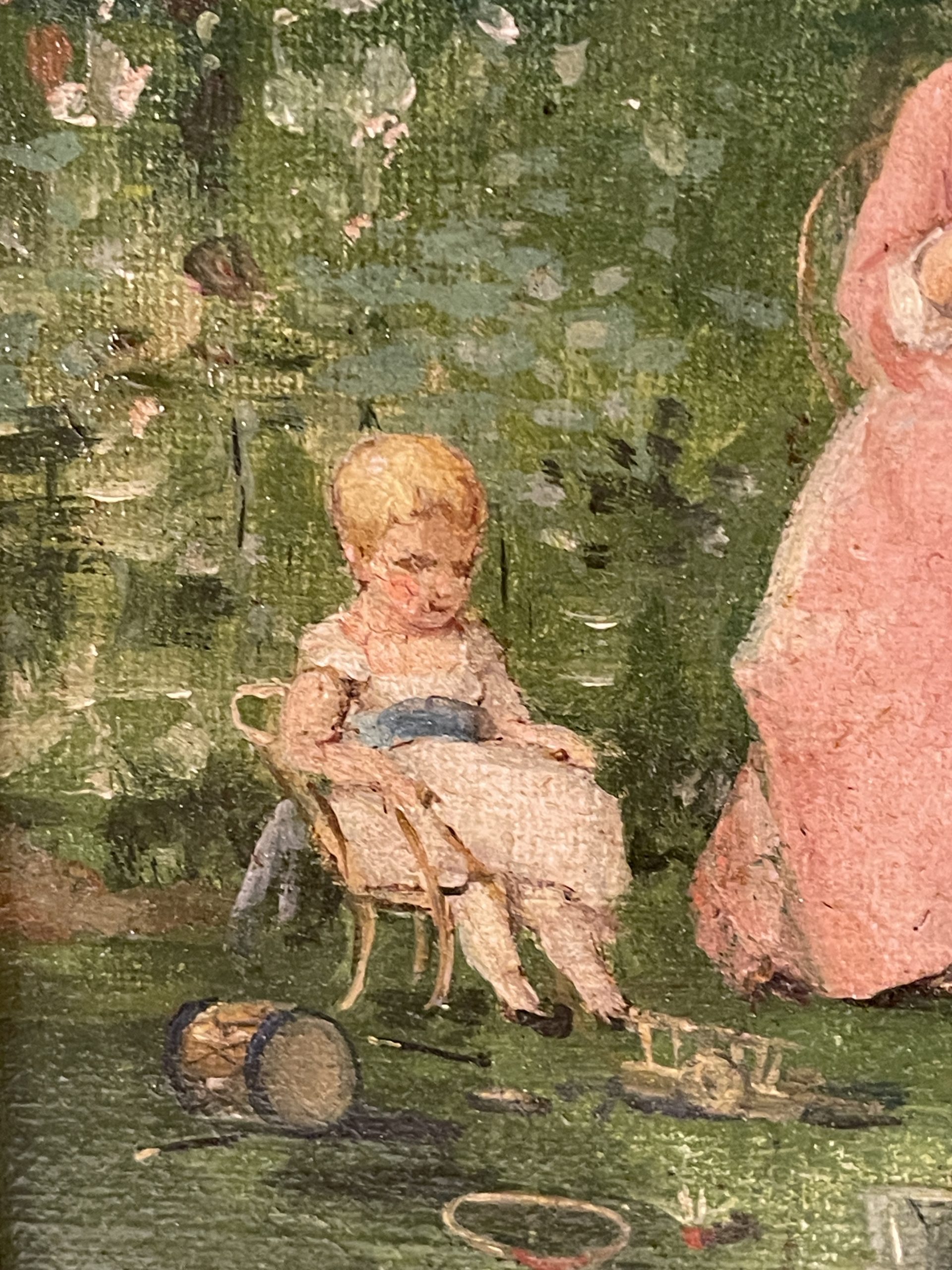 Ponvianne Antiquités tableau parc 8