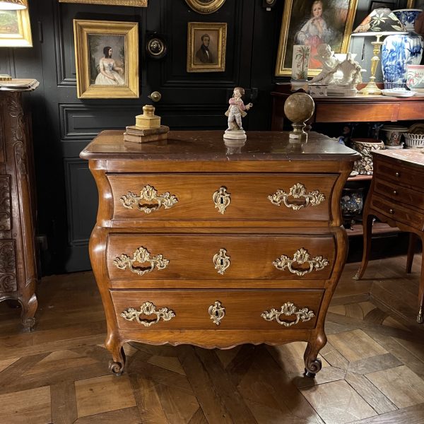 Small 18th Century Bordeaux Tomb Chest Of Drawers Stamped