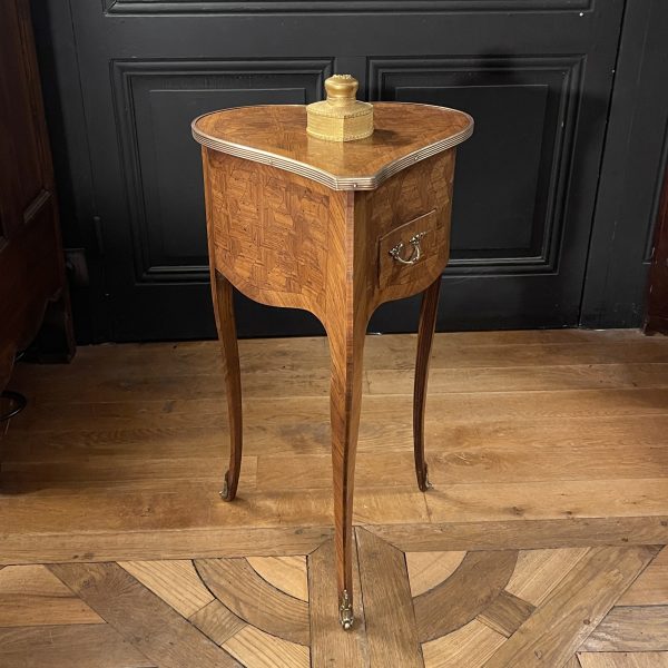 Heart-shaped Marquetry Table