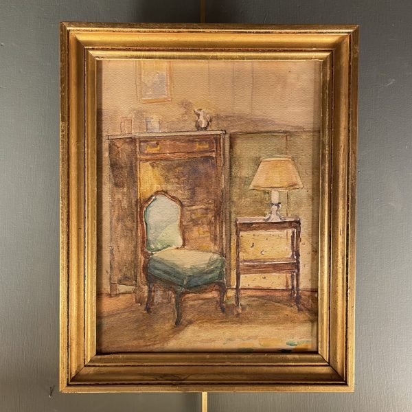 Scène d'intérieur, Aquarelle N°1