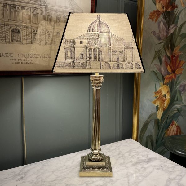 19th Century Bronze Lamp, 60 Cm High