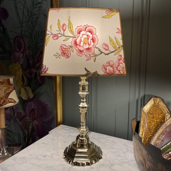 Bronze Lamp, Height 46 Cm