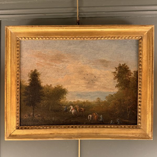 Scène de vénerie XVIIIème