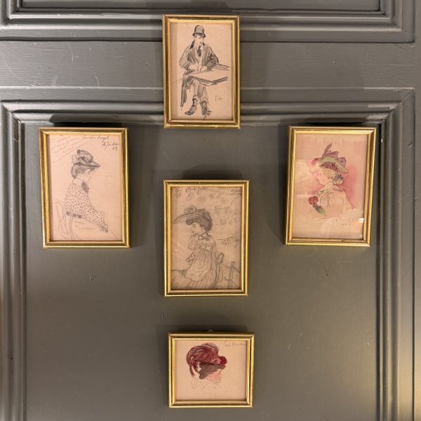 Les Parisiens à la Belle Epoque, Caricatures (série D) - vendu à l'unité