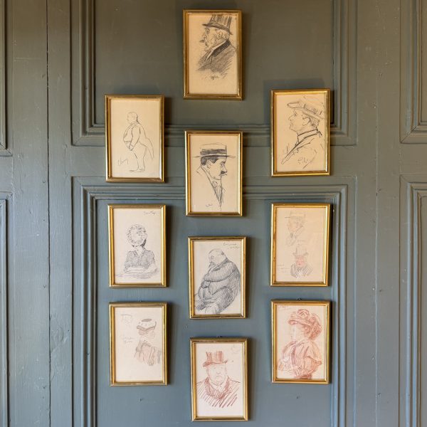 Les Parisiens à la Belle Epoque, Caricatures (série A) - vendu à l'unité