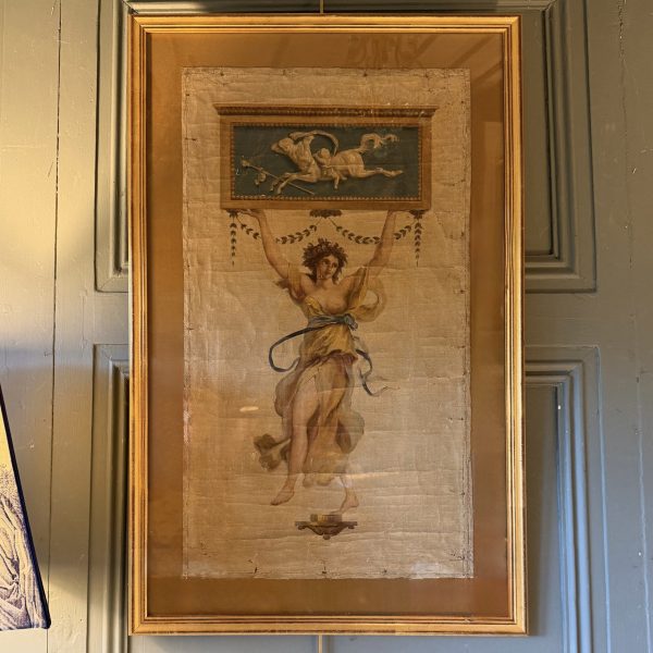 L'éducation d'Achille par le centaure Chiron, Allégorie dans le goût Pompéien