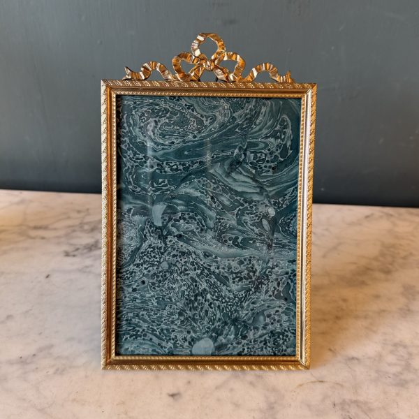 Cadre porte photo style Louis XVI, 21.5 cm x 13.6 cm