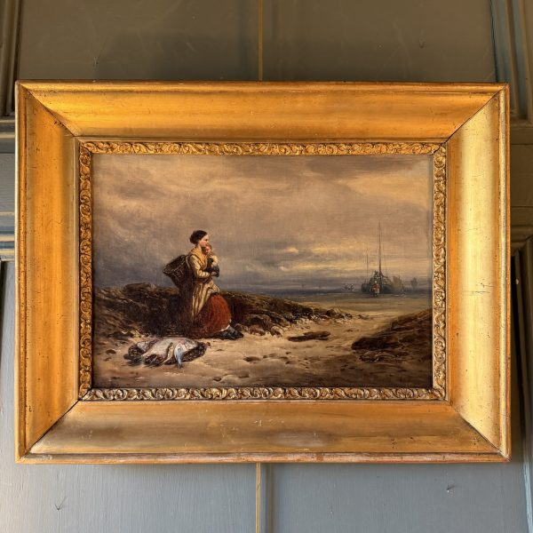 Retour de pêche d'après Friedrich Fritz Hildebrandt
