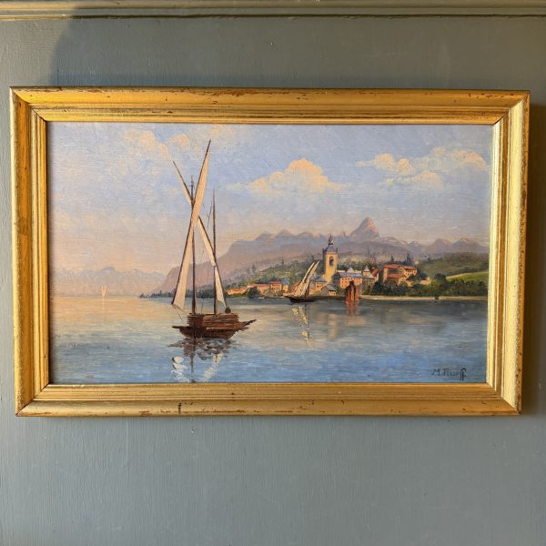 Lac Alpin, tableau début XXème