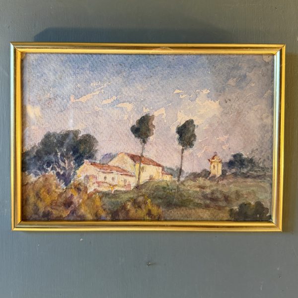 La Provence, aquarelle début XXème n°11