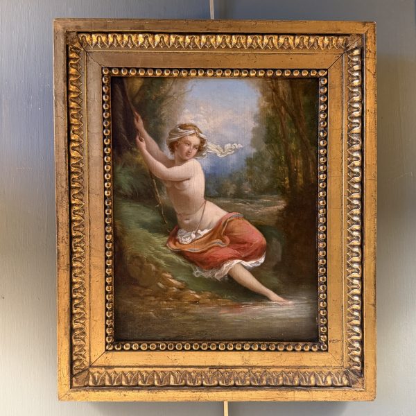 Jeune nymphe au bord de l'eau