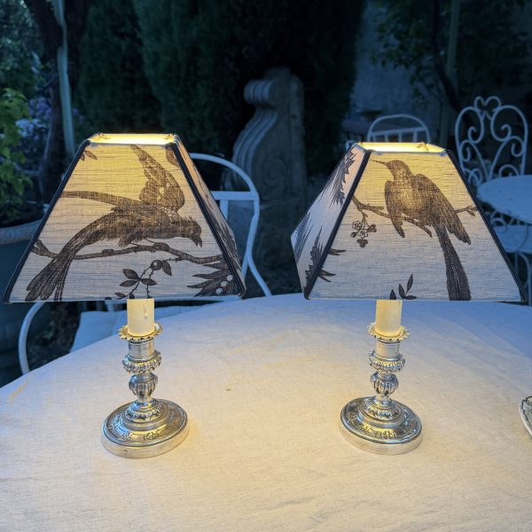 Paire de lampes de table sans fil, Hauteur 32,5 cm