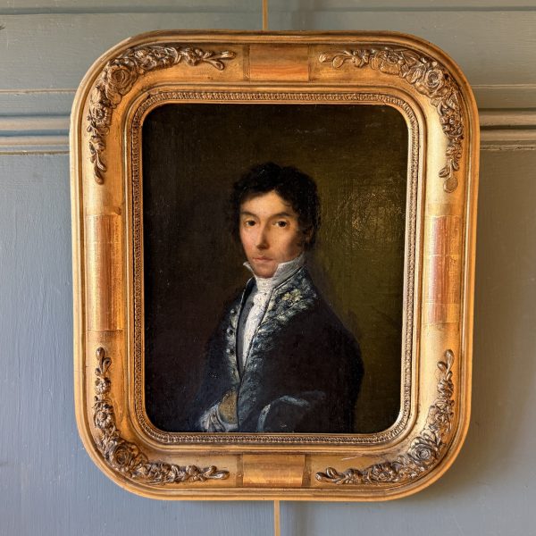 Portrait d'un jeune élégant XIXème