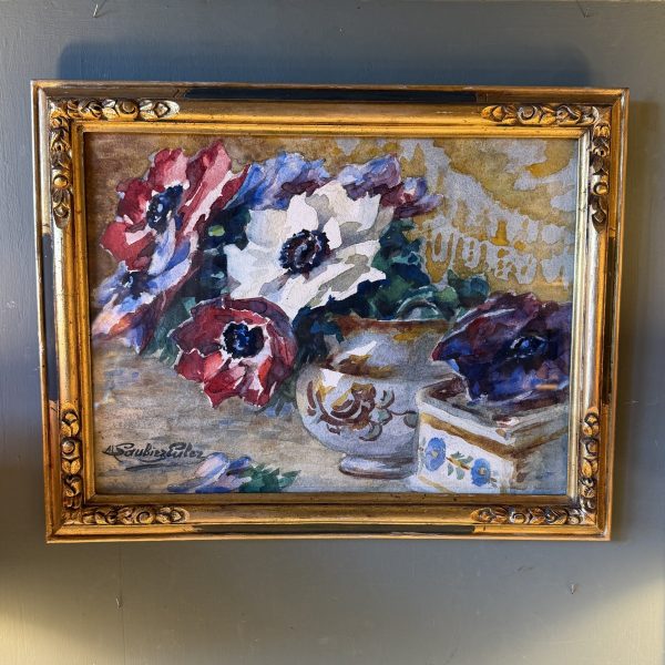 Aquarelle de fleurs de Marie Saubiez-Euler