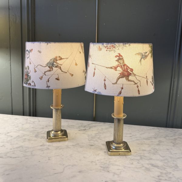 Paire de lampes de table sans fil, Hauteur 32 cm